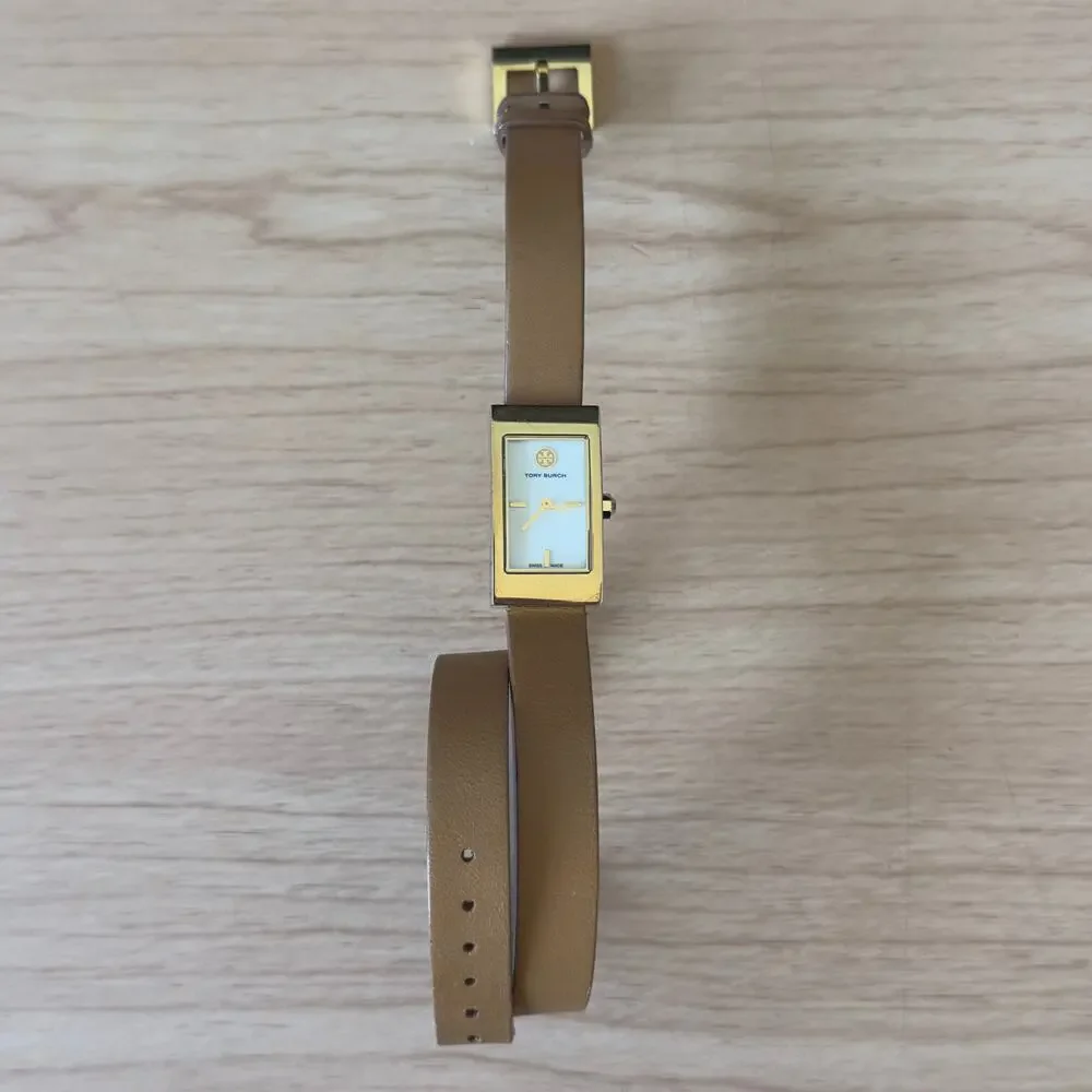 Tory Burch Buddy Signature Double Wrap Watch TRB2007